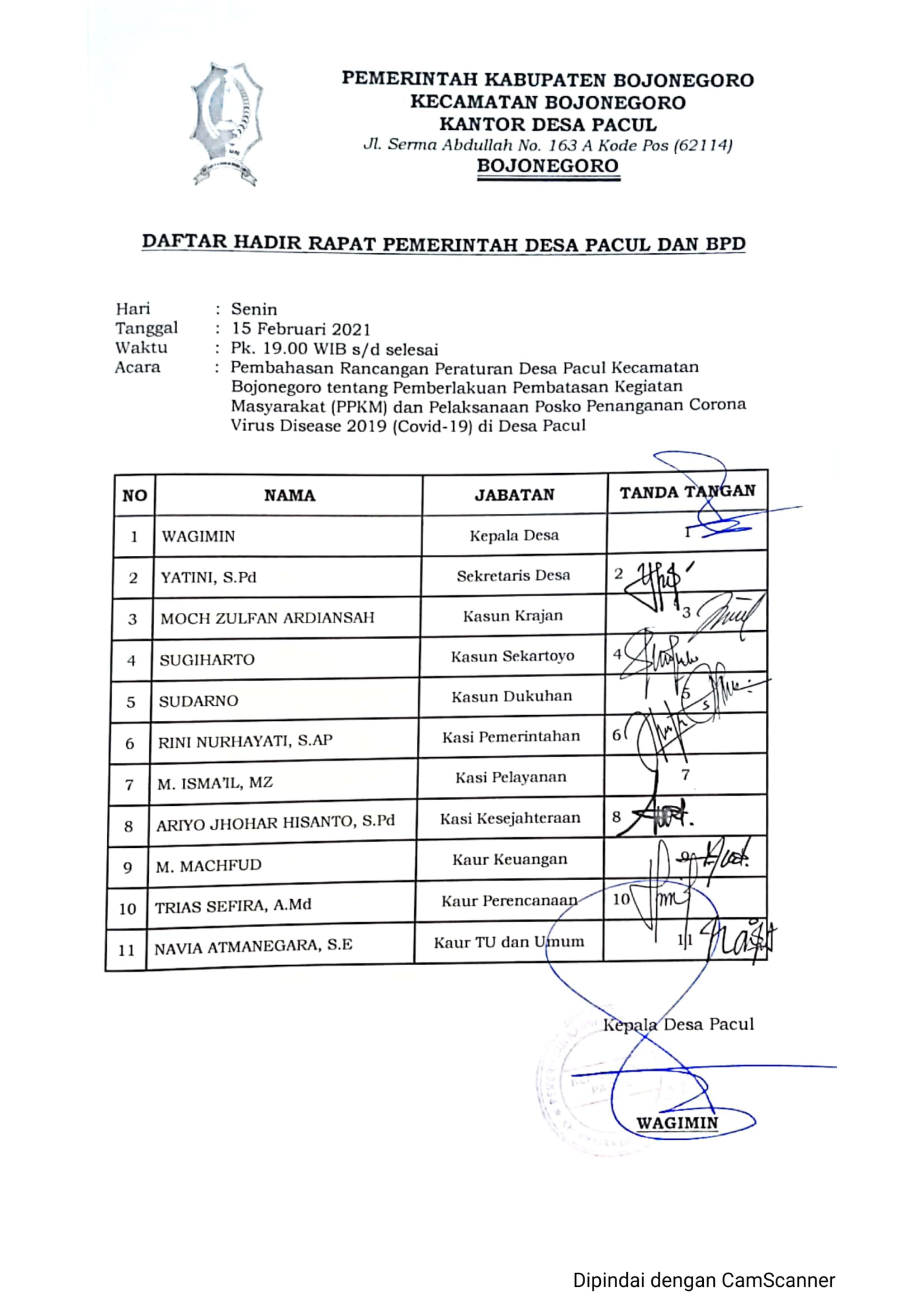 Perdes No 1 Tahun 2021 Tentang Pemberlakuan PPKM dan pelaksanaan posko penanganan covid 19-26